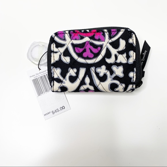 VERA BRADLEY PETIT ZIP AROUND WALLET - NWT! - Picture 4 of 4